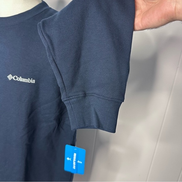 NWT Columbia Hart Mountain II Navy Crewneck Sweatshirt - Picture 4 of 9